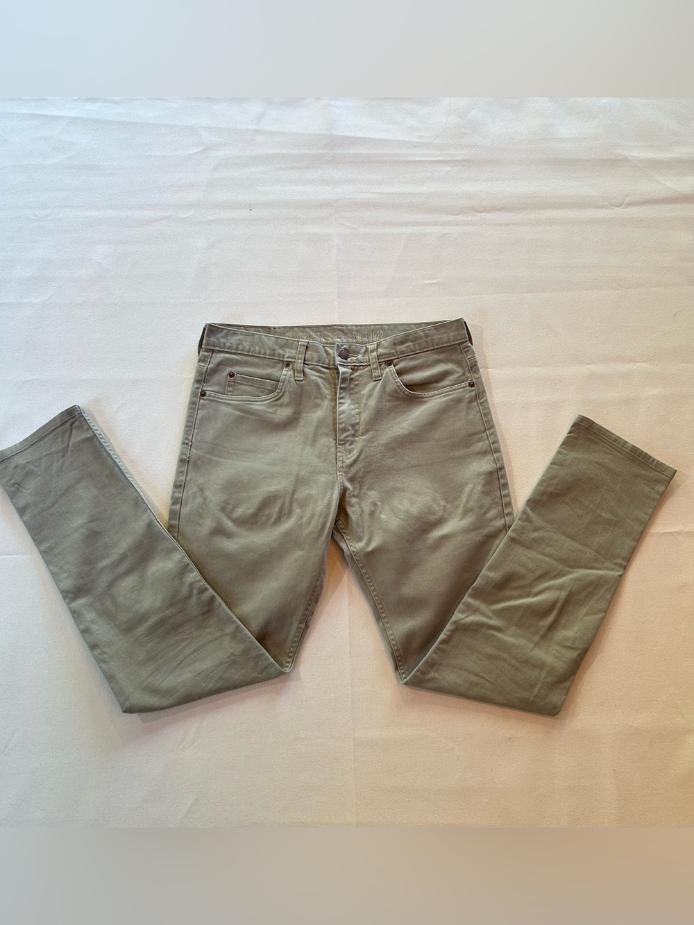 Dickies Men's Slim Skinny Stretch Twill Chino Pants Khaki 32x32